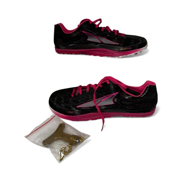 Altra Shoes - NWOB ALTRA Golden Spike Cross Country Running Spikes Black & Pink - Women’s 8‎